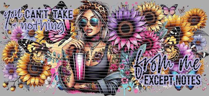 16oz Sunflower Girl-SU-339